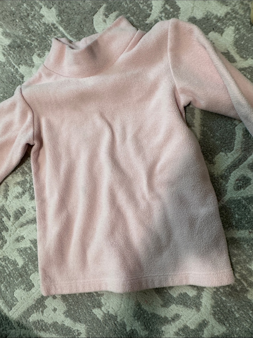 Dudley Stephens Girls' Light Pink Fleece Mock Neck Top